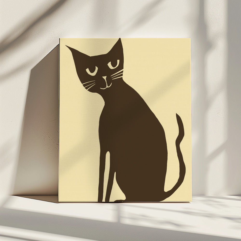 Brown cat | Canvas
