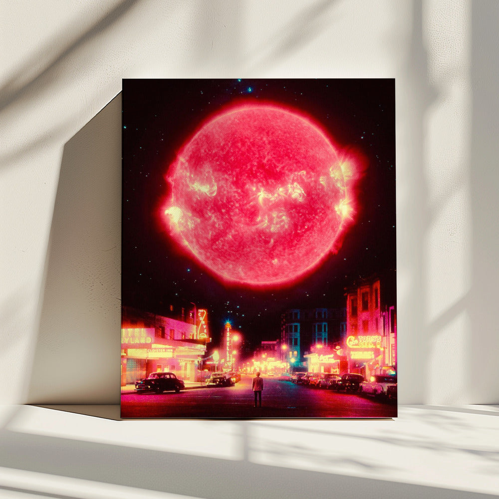 Neon Nightfall | Canvas