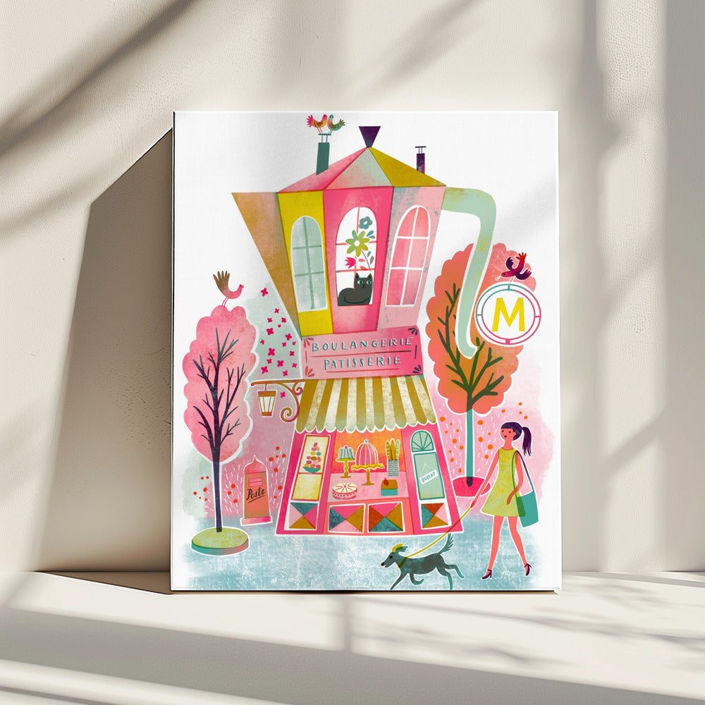 French Coffee Patisserie Vintage | Canvas