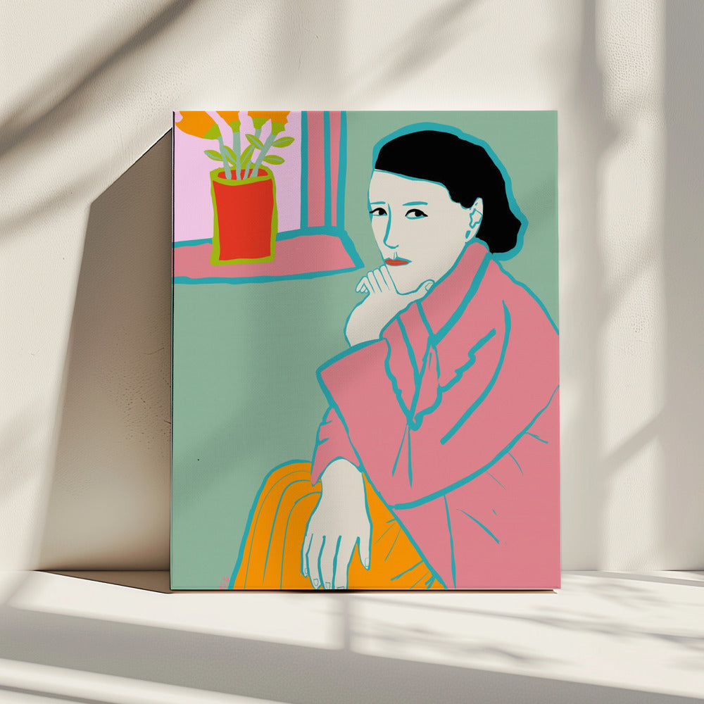 Lady in Pink | Canvas