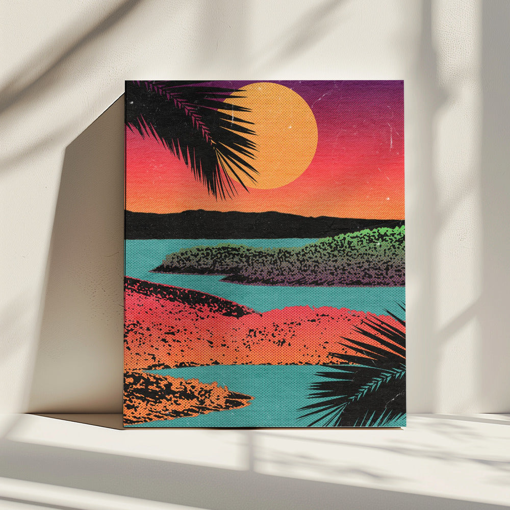 Retro Sunset | Canvas