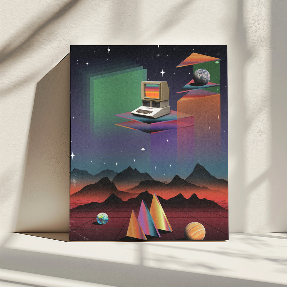 80s CRT Computer | Canvas
