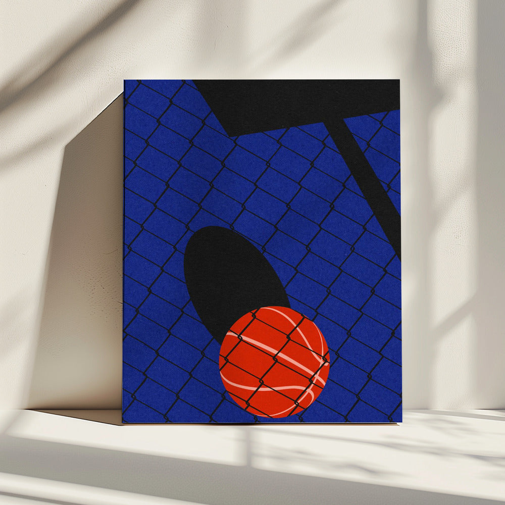 Backjard Basketball Court | Canvas