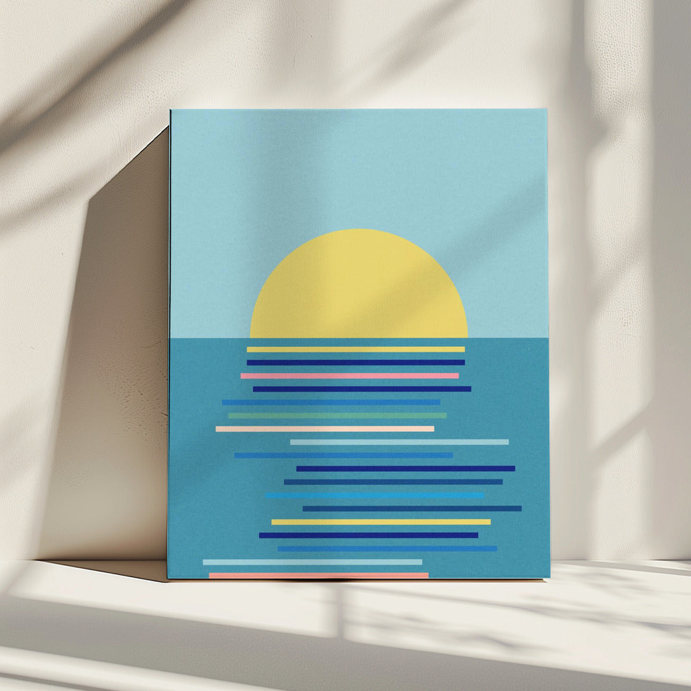 Sunrise In Ahrenshoop | Canvas