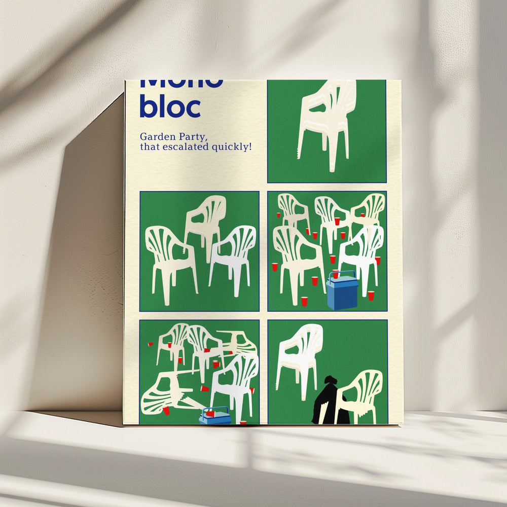 Poster Monobloc Five Squares | Canvas