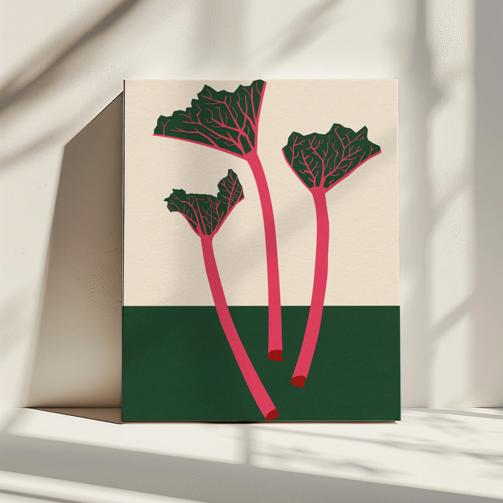 Swedish Garden Rhabarber | Canvas