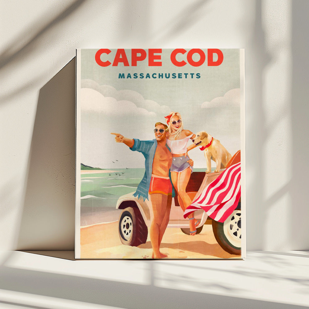Cape Cod Massachusetts Summer Beach Art | Canvas