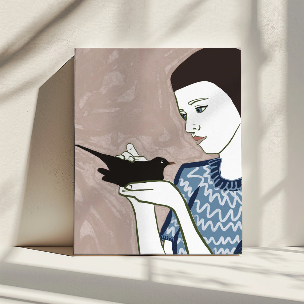Bird lady | Canvas