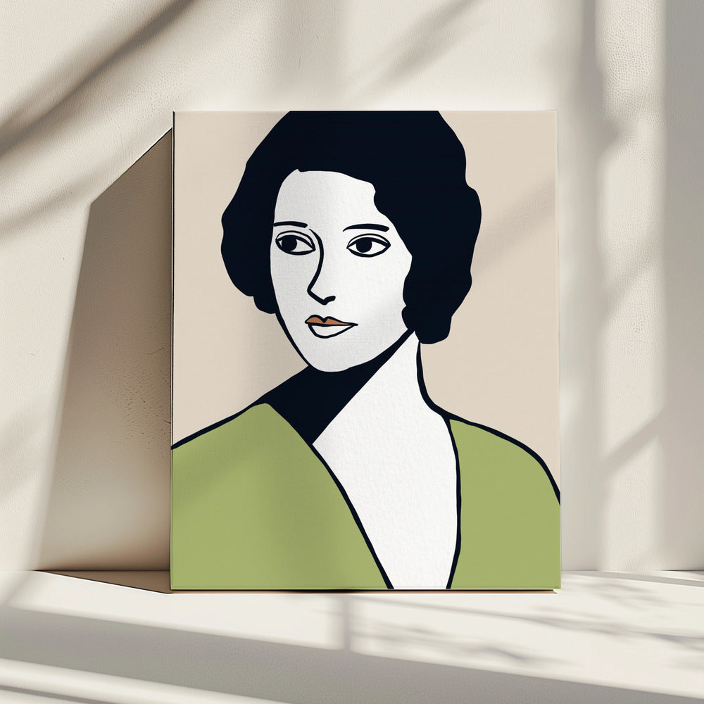 Vintage woman | Canvas