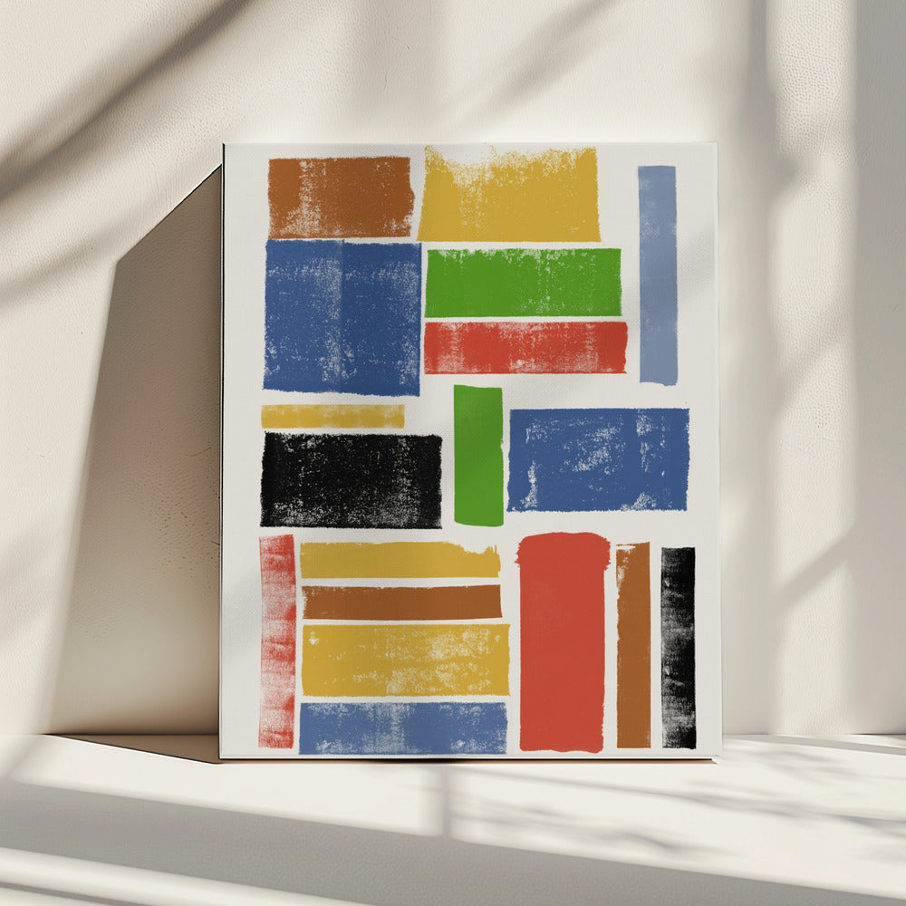 Color Block Harmony | Canvas