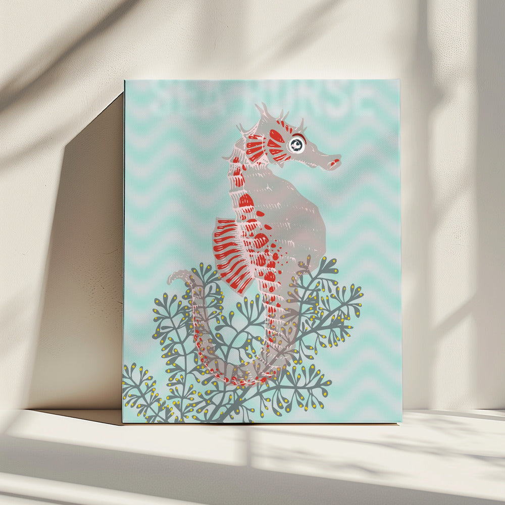 Sea life sea horse Neptune&#039;s joy | Canvas
