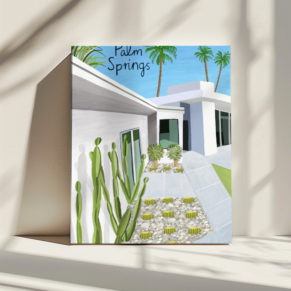 Palm Springs Modern Architecture by Artist Carla Daly | Canvas