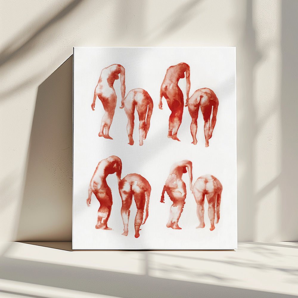 Figure Motion Study 2x4 | Canvas