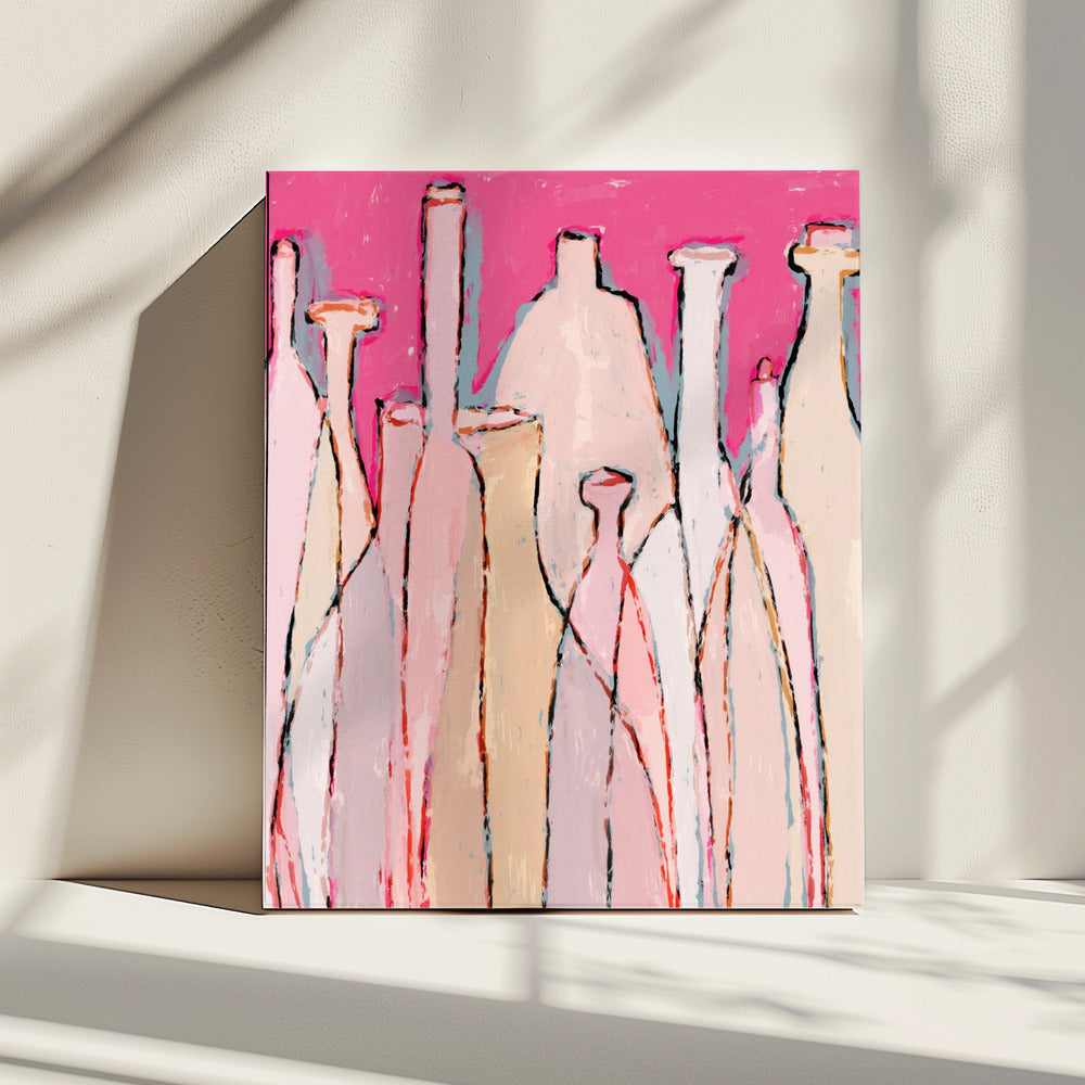 Bottle Silhouettes | Canvas