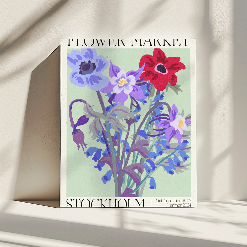 Stockholm Flower Market | Canvas