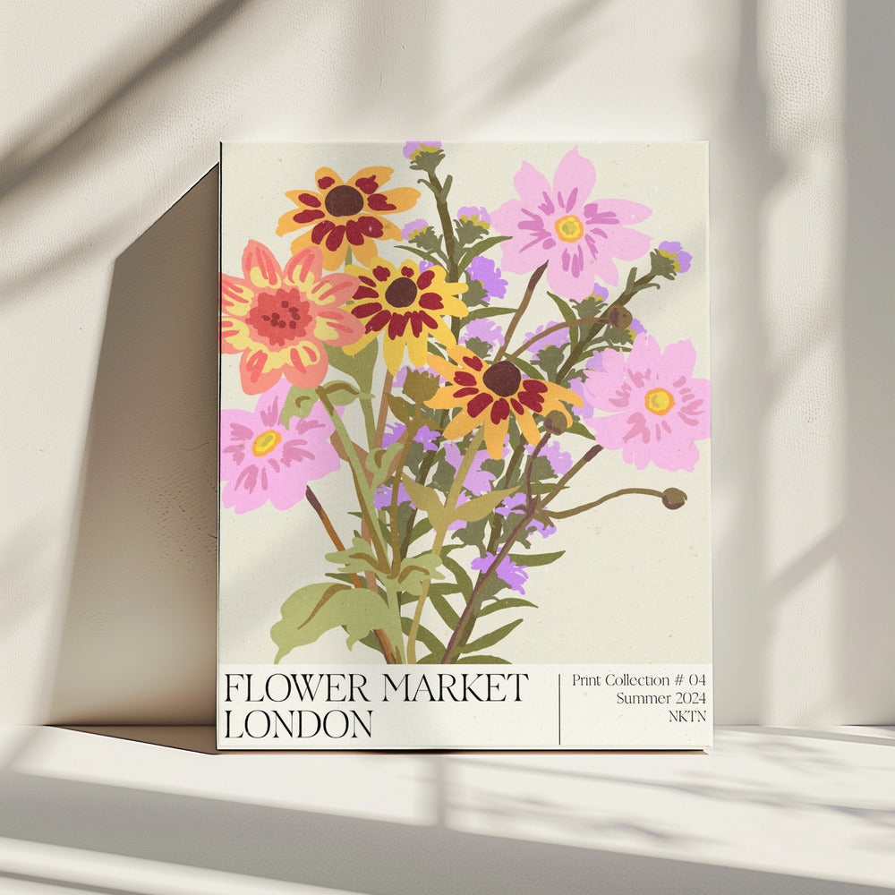 London Flower Market | Canvas