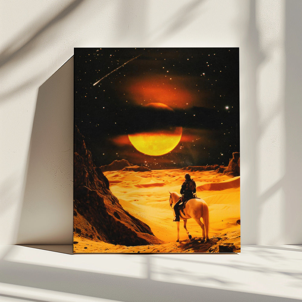 Western Space Adventure | Canvas