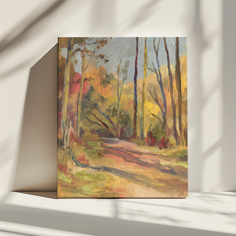Autumn Walk Oilpainting | Canvas
