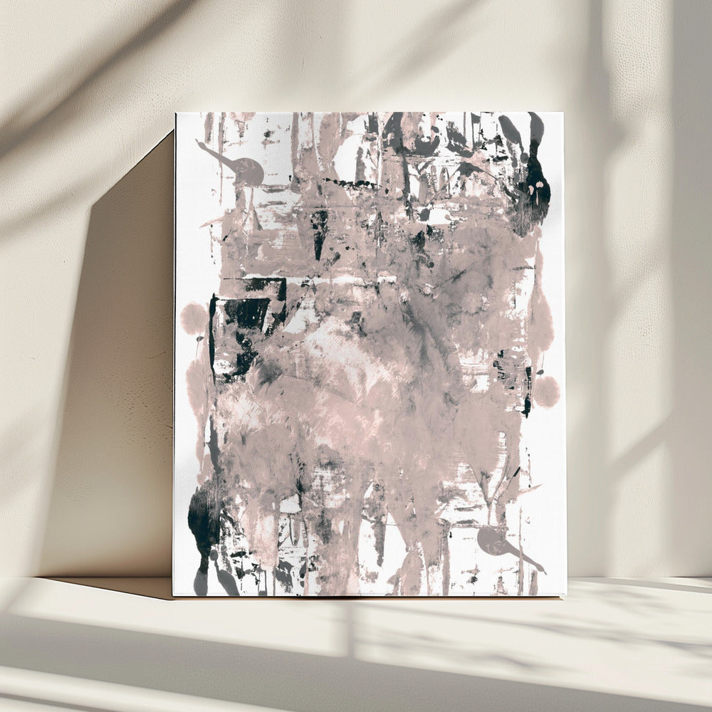 Abstract Neutral Scrapes 2 | Canvas