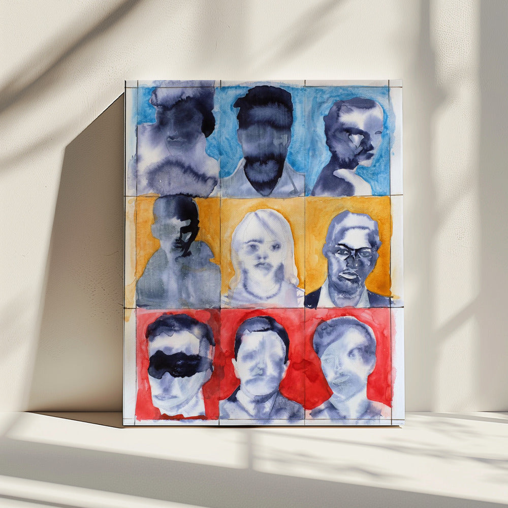 Headshot Grid No. 1 | Canvas