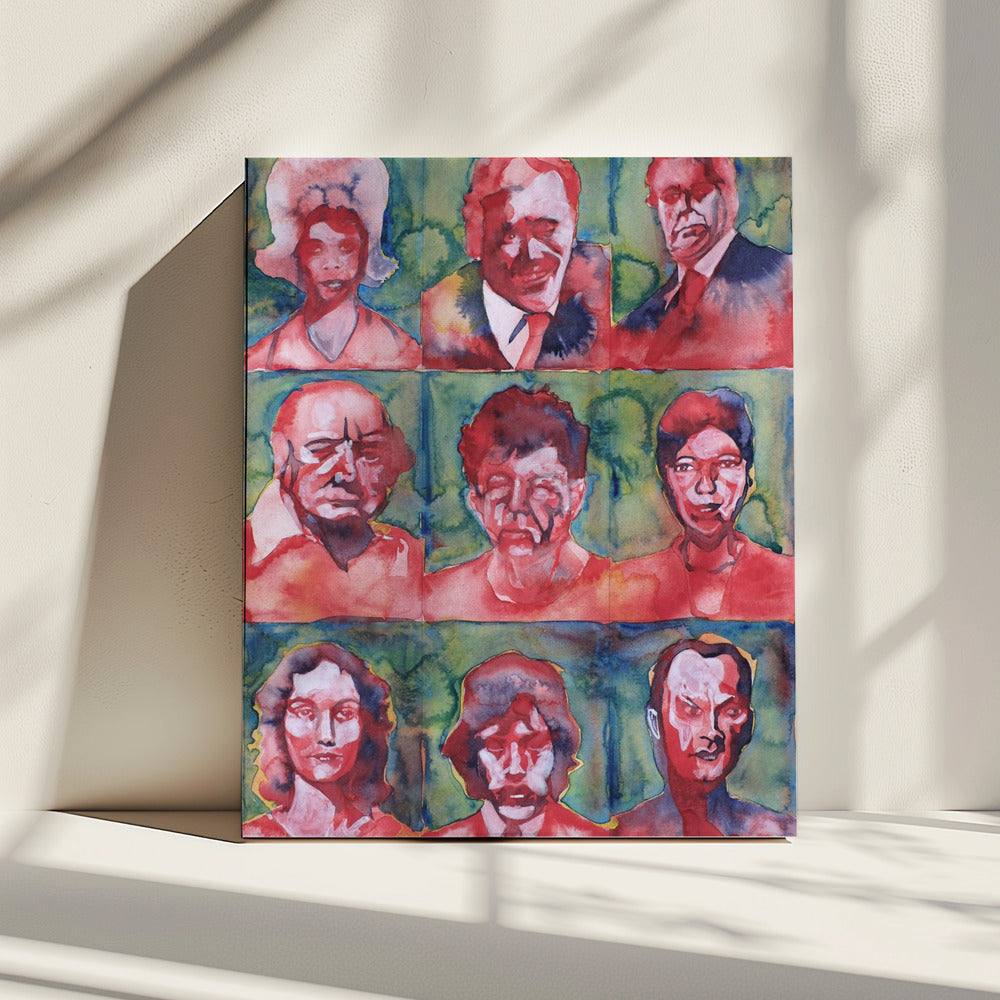 Headshot Grid No. 3 | Canvas