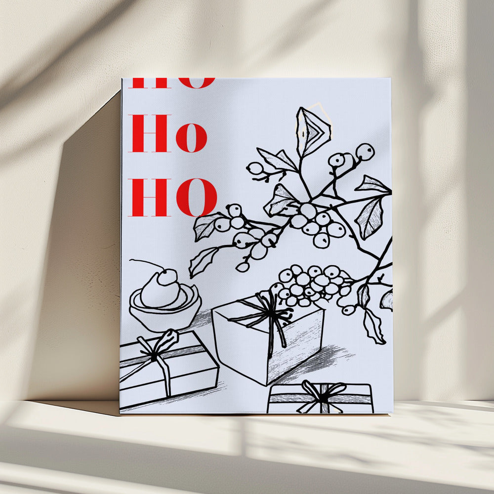 Bows and Baubles: Ho Ho Ho Christmas | Canvas
