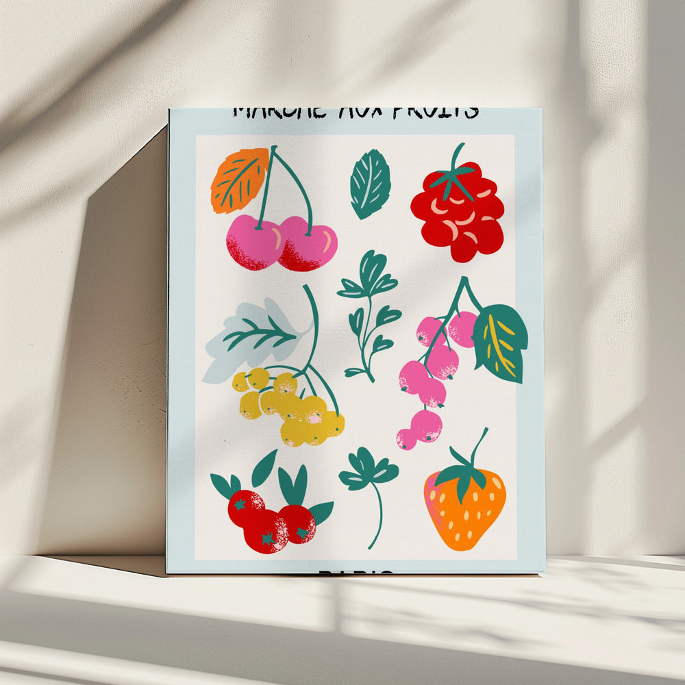 Fruit Market Paris | Canvas