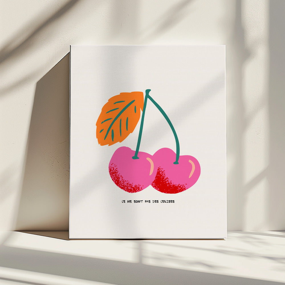 Ce ne sont pas des cerises | Canvas