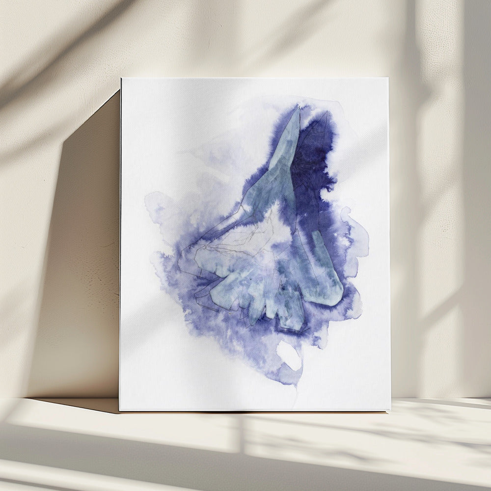 Kampfjet Study (indigo 2) | Canvas