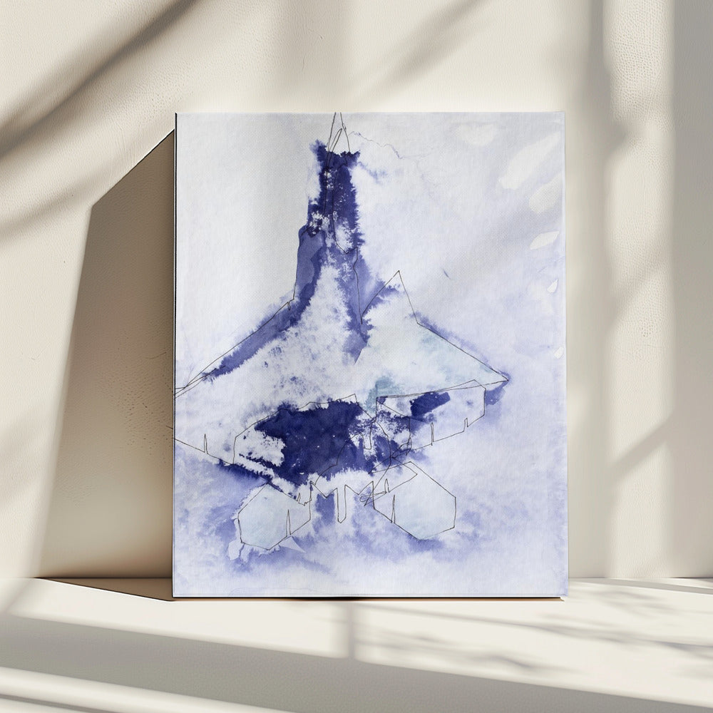 Kampjet Study (indigo 3) | Canvas