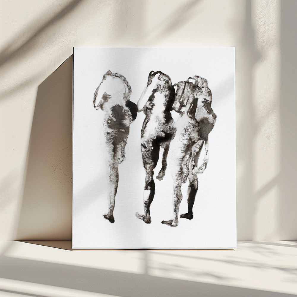 Four Figures (nach Muybridge) Enhanced Sr | Canvas