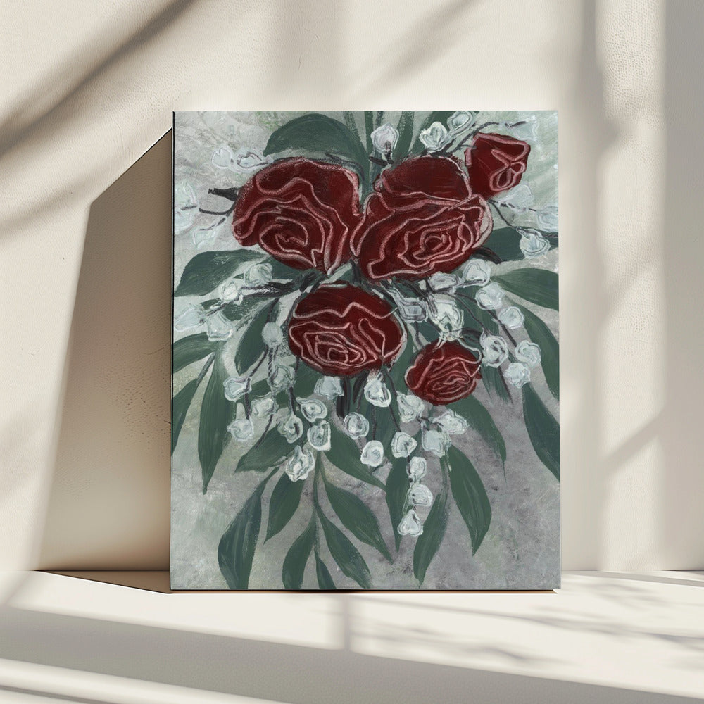 Zeldah red roses | Canvas