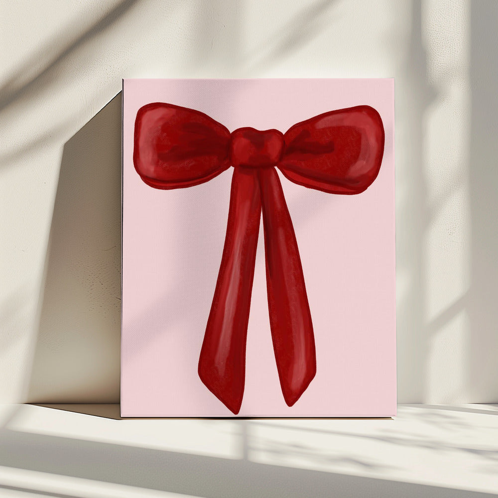 Scarlet Ribbon Tied | Canvas