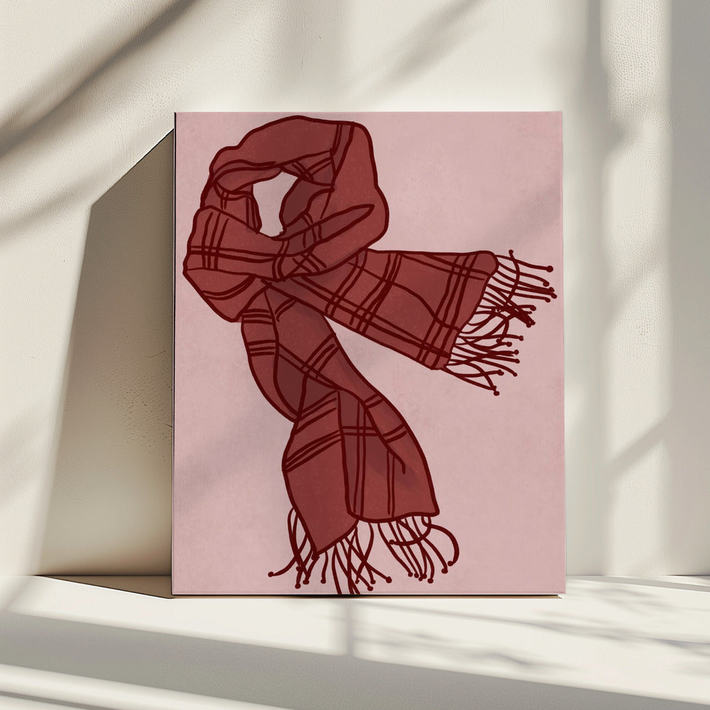 Crimson Warmth | Canvas