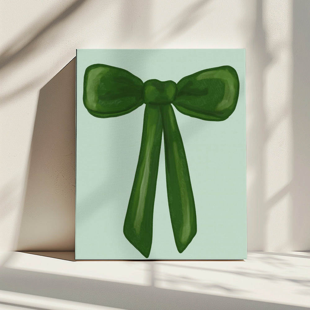 Emerald Ribbon Charm | Canvas
