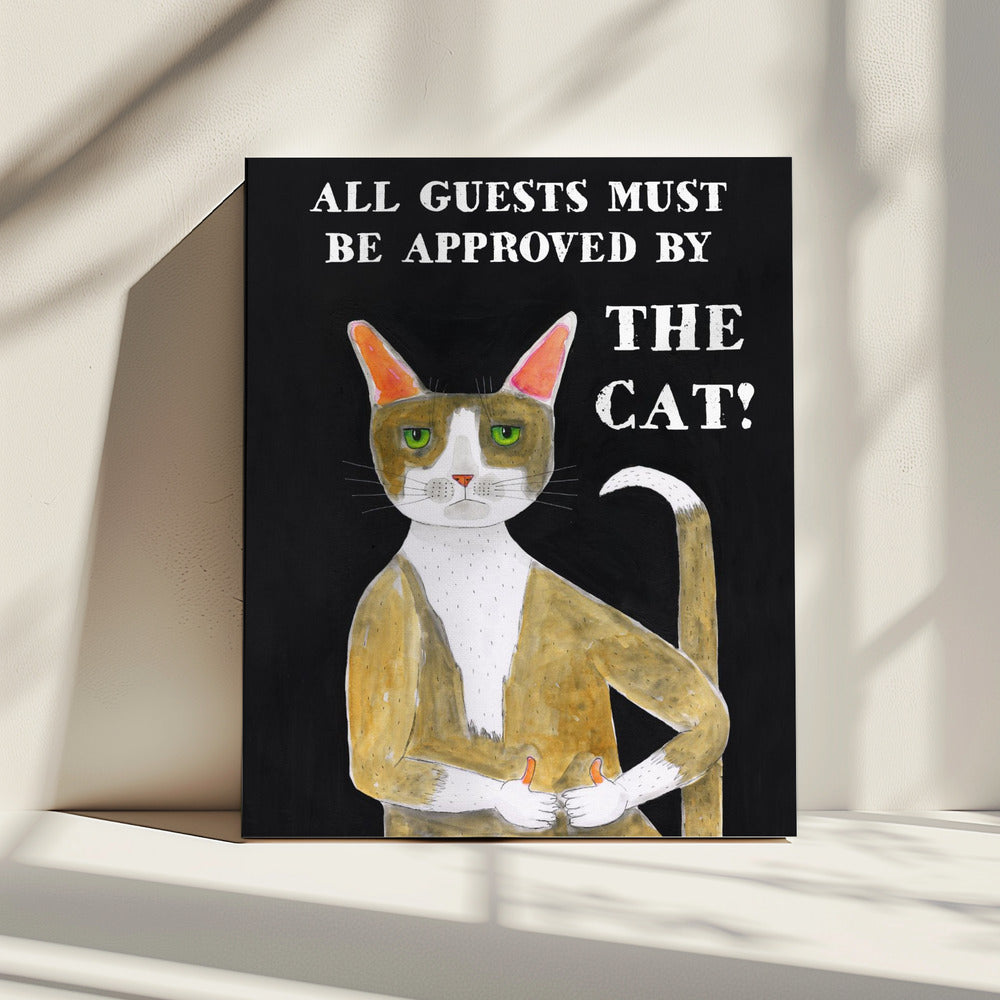 Approved by the cat | Canvas