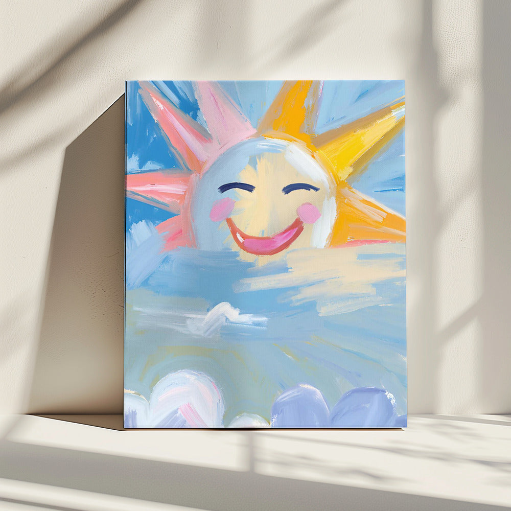 Strahlende Sonne | Canvas