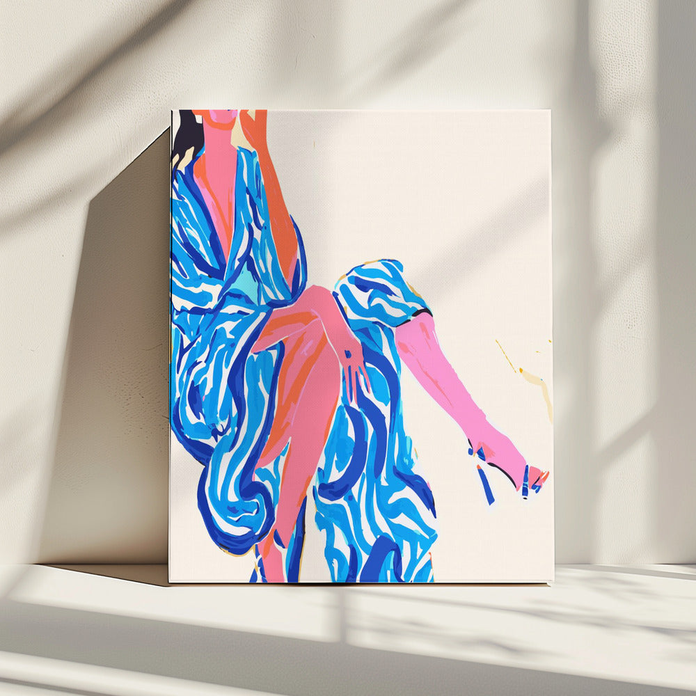 Portrait Woman in robe | Canvas