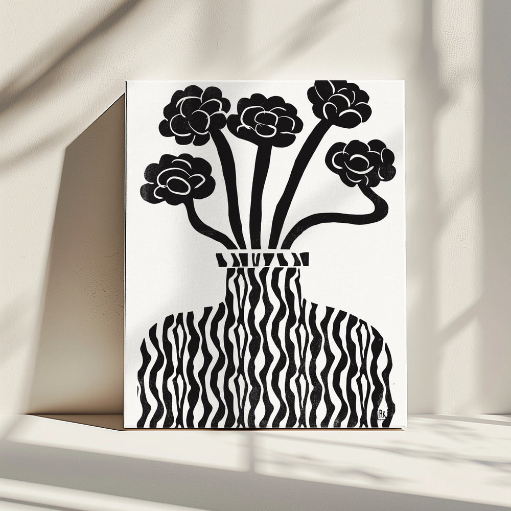 Vase and Flowers 03 | Canvas