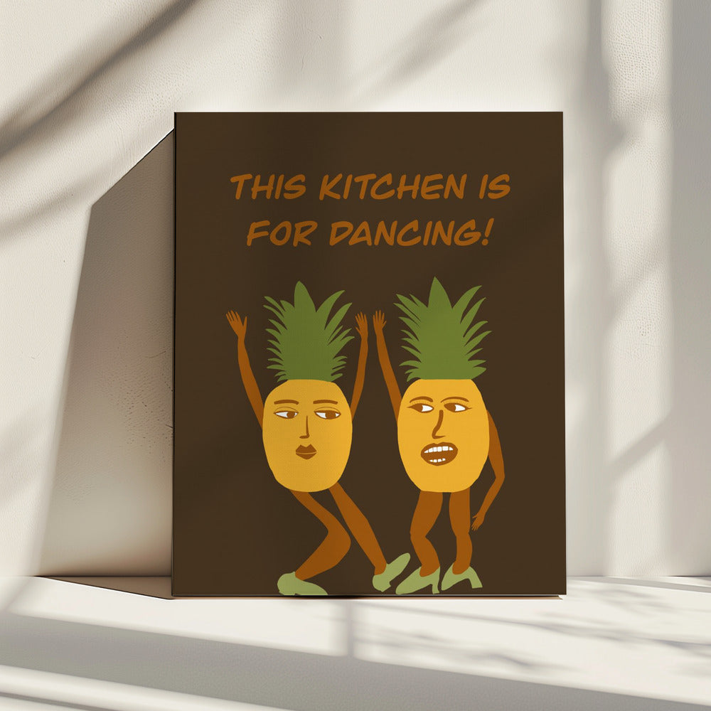 Dancing pineapples | Canvas