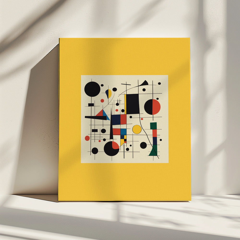 Abstract Geometry And Vibrant Colors | Canvas