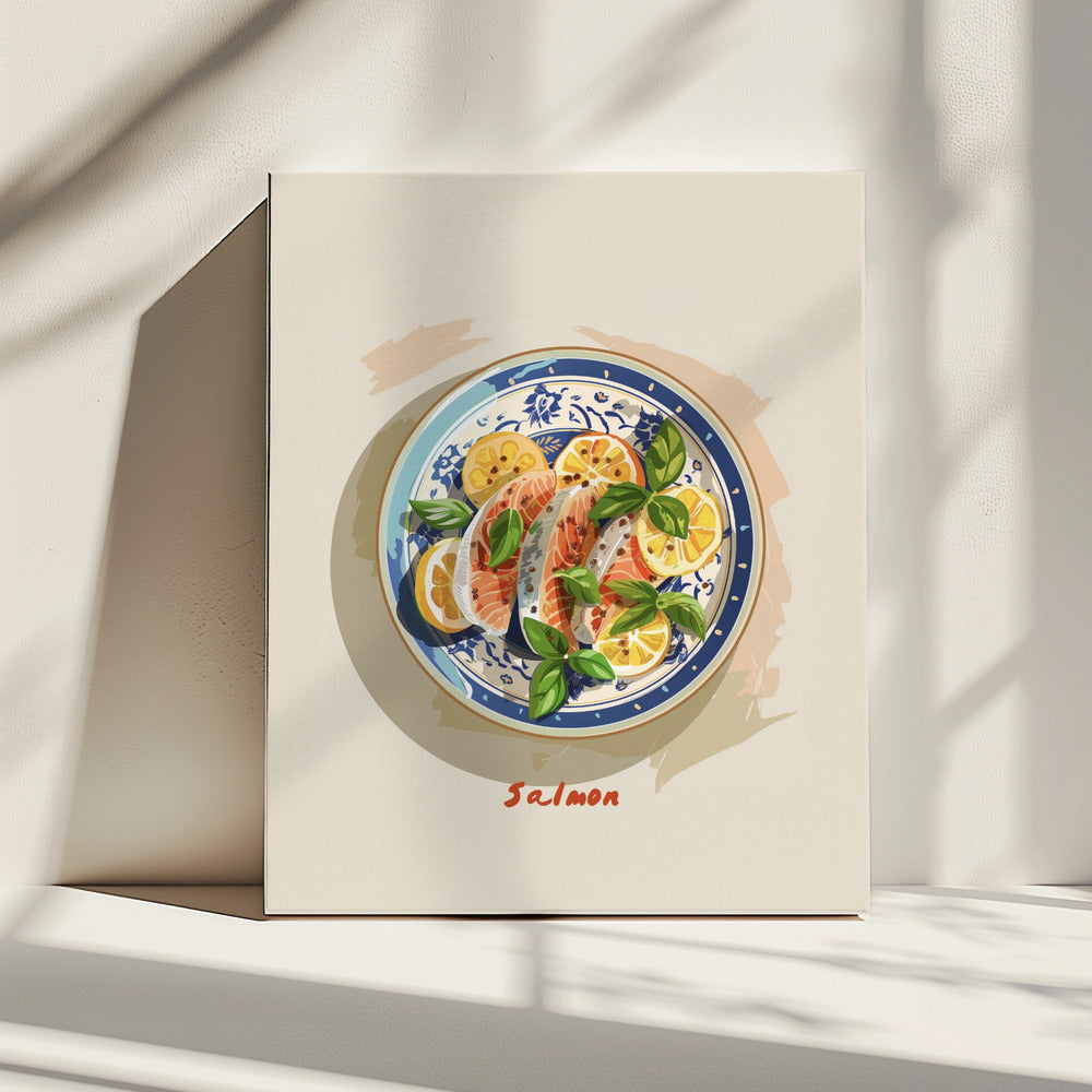 Zesty Salmon Plate | Canvas
