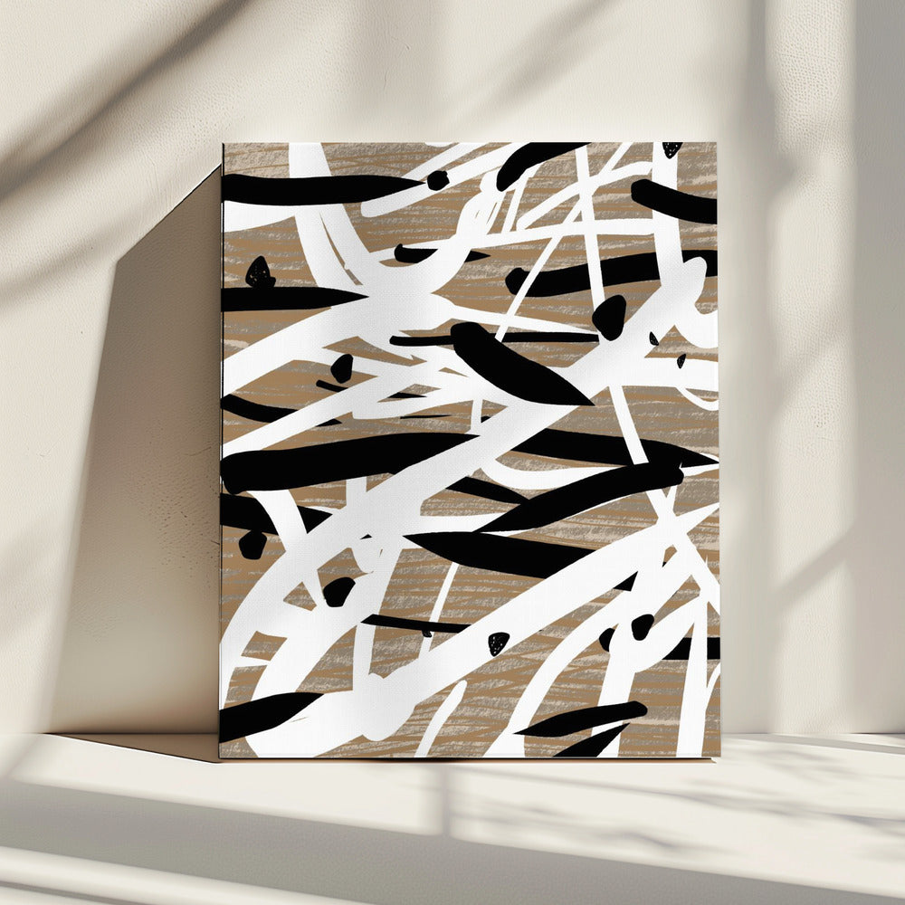 Chaotic Strokes Dance | Canvas