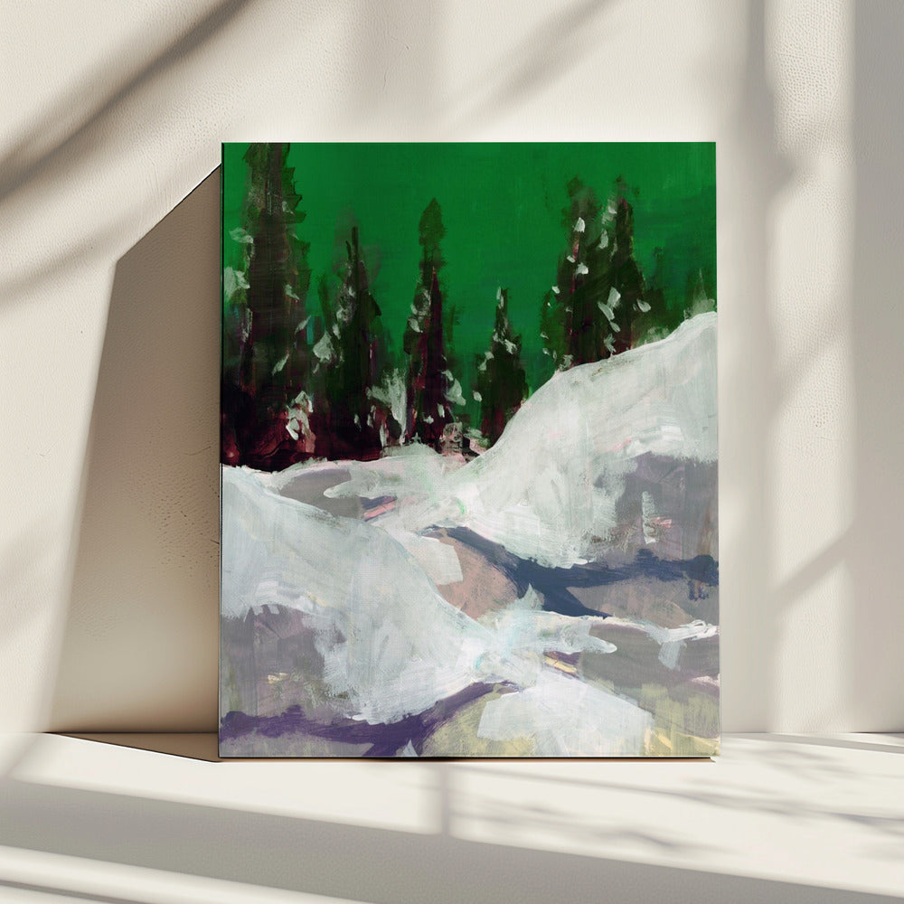 Winter Scene  In the Forest 2 | Canvas