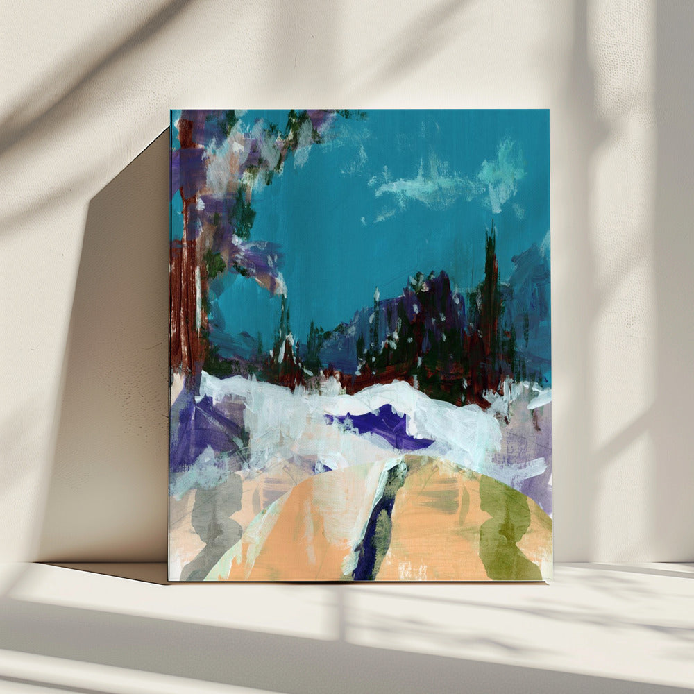 Winter Scene  In the Forest 1 | Canvas