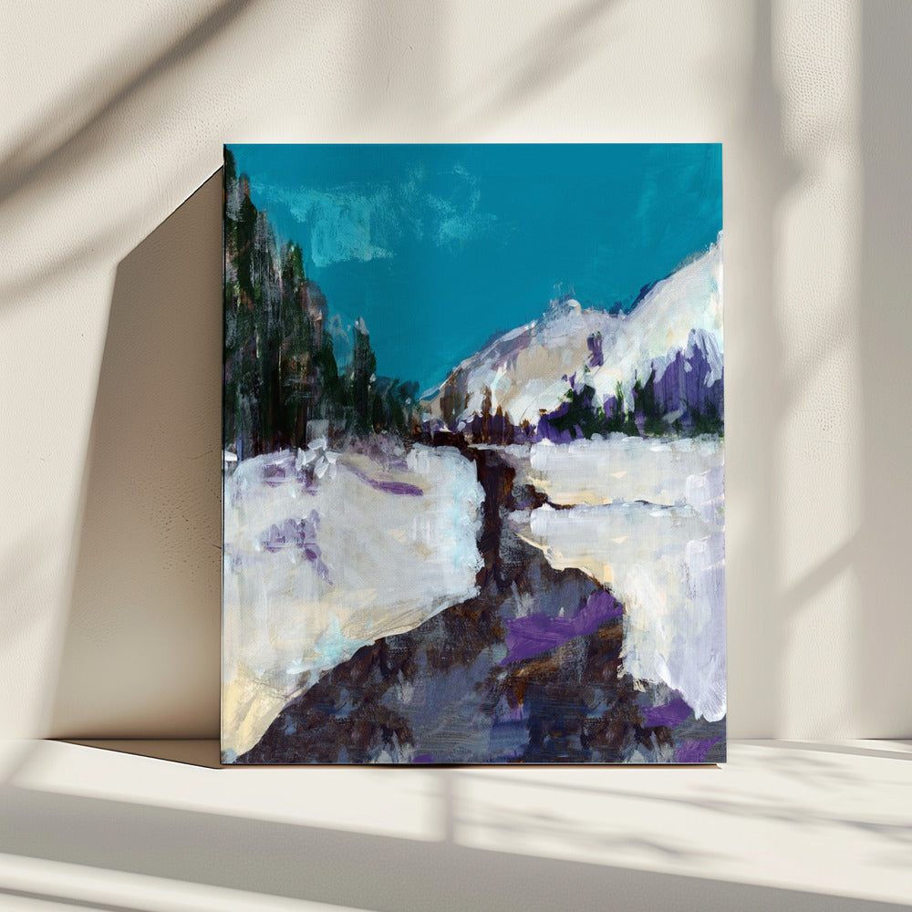 Winter Scene  In the Forest 3 | Canvas