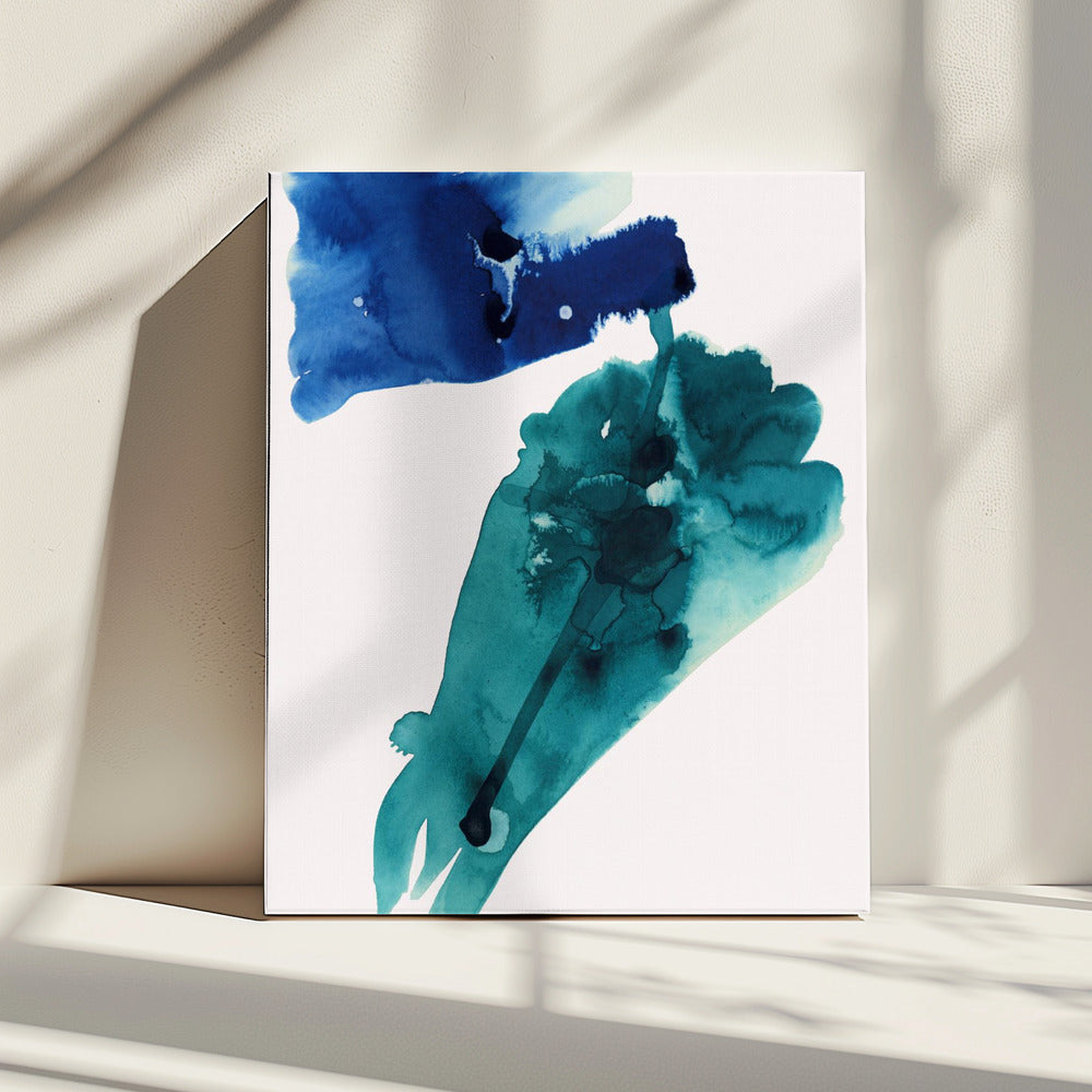 Abstract Watercolour Washes Shapes 1 | Canvas