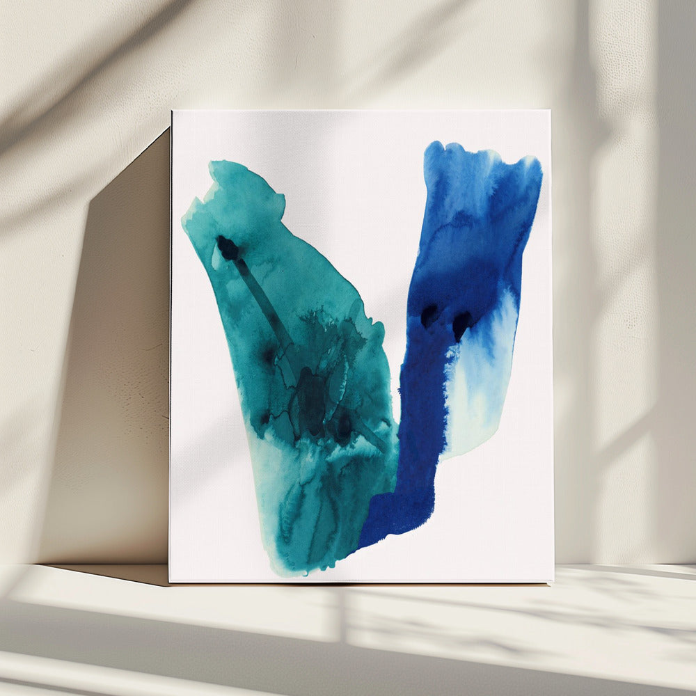 Abstract Watercolour Washes Shapes 2 | Canvas