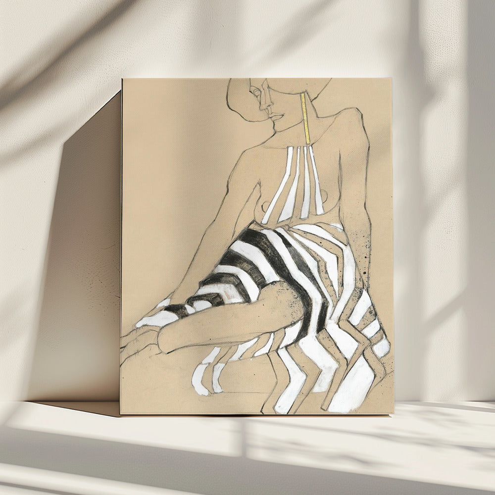 Nude Art Nouveau | Canvas