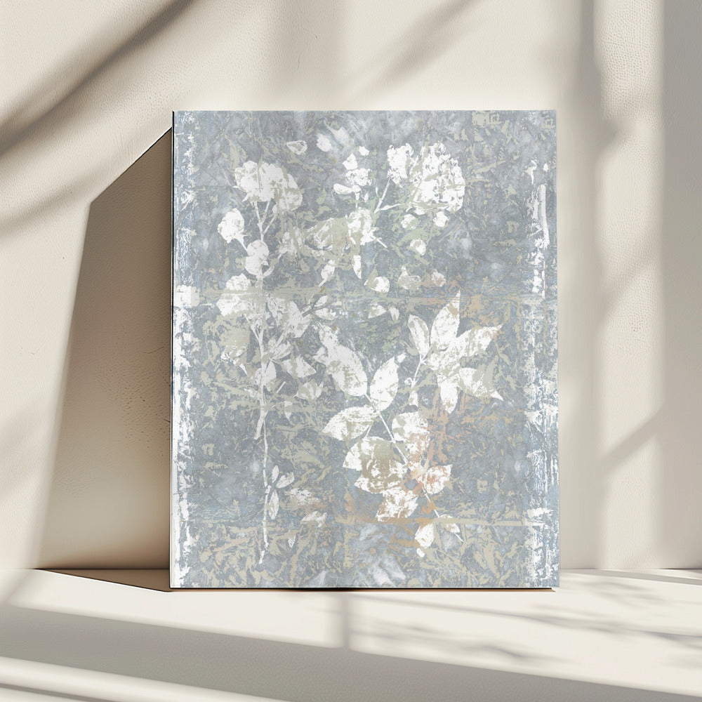 Botanical White Textured Floral 2 | Canvas